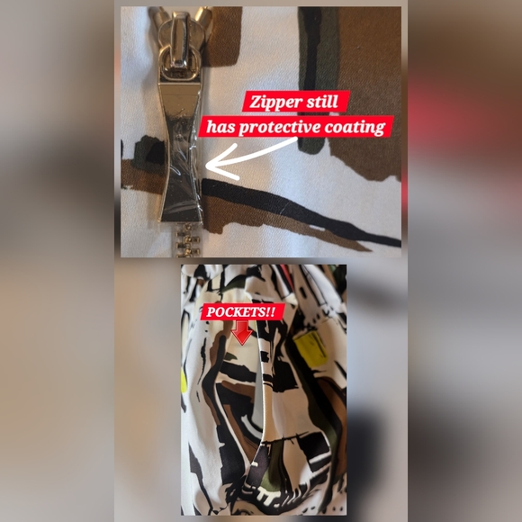 NWT Kate Spade ♠️ Scoopneck  Landscape Dress "Call Your Mom" Fit N Flare Dress 8 - Picture 7 of 12